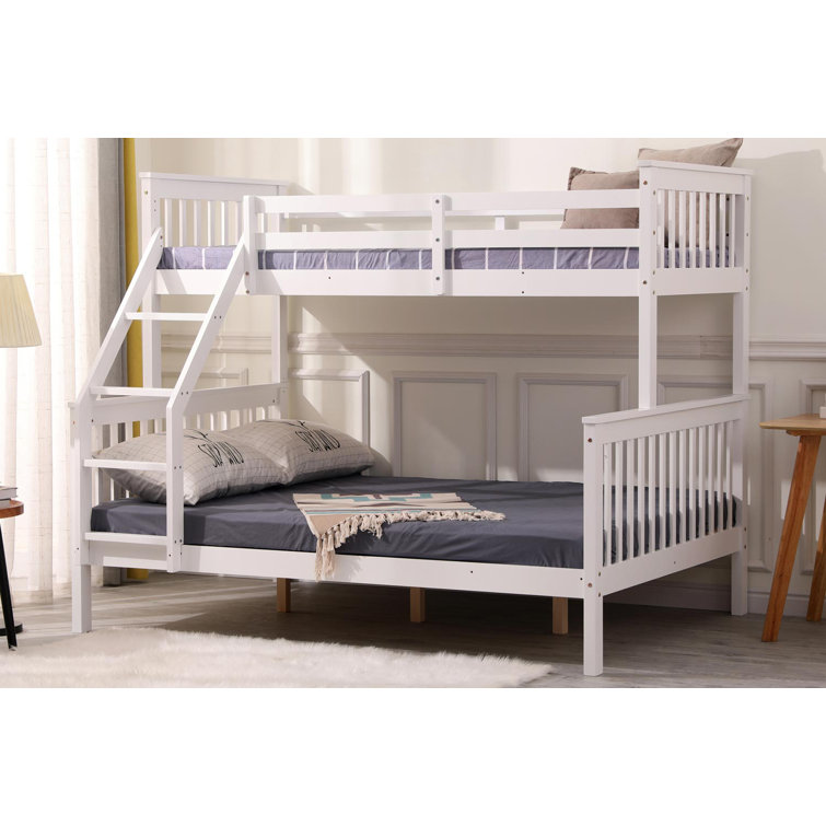 UK Sleep Design Solid Wood Triple Sleeper Bunk Bed and Mattress by UK
